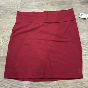 Charlotte Russe Red Bodycon Short Skirt | Size XL | NWT